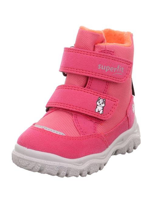 SUPERFIT Snowboots 'HUSKY1'  sølvgrå / mørkeorange / pink