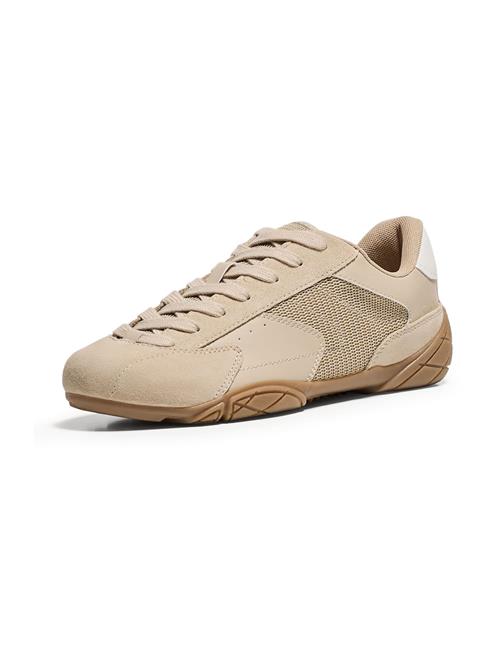 Bershka Sneaker low 'DEPORTIVO FINO ARENA'  sand / hvid