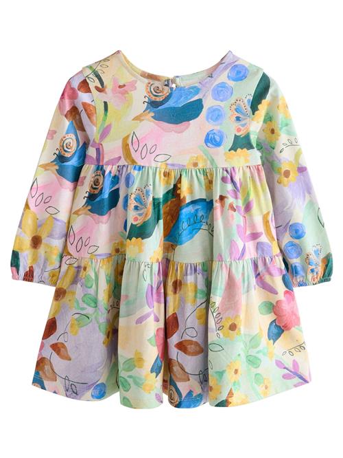 Next Kjole  lyseblå / gul / lilla / lyserød