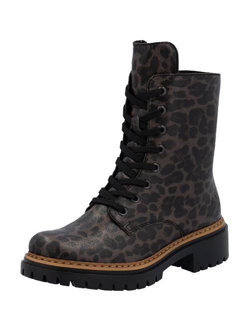 Rieker Snørestøvletter  brun / sort