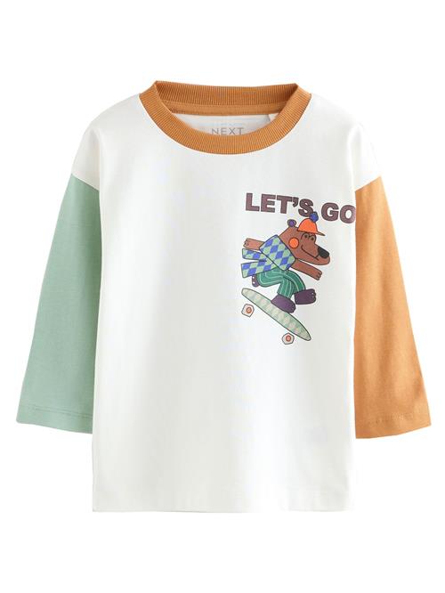 Next Shirts  brun / mint / orange / hvid