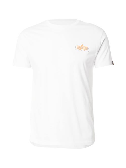 ALPHA INDUSTRIES Bluser & t-shirts  grå / orange / hvid