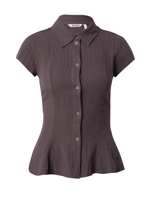 WEEKDAY Bluse 'Noah'  antracit