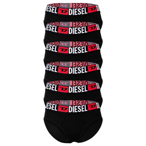 DIESEL Slip  rød / sort / hvid