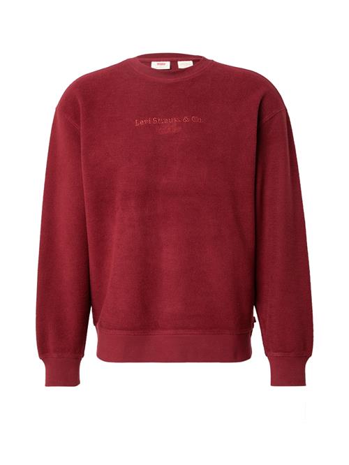 LEVI'S ® Sweatshirt 'Relaxed Graphic Crewneck Sweatshirt'  bordeaux