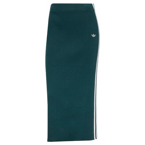 ADIDAS ORIGINALS Nederdel 'Adicolor'  mørkegrøn / hvid