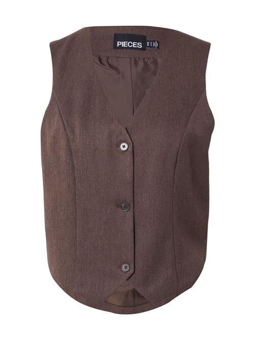 PIECES Jakkesætsvest 'PCLAZZY'  brun
