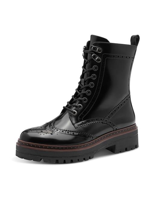 Tamaris Snørestøvletter  sort