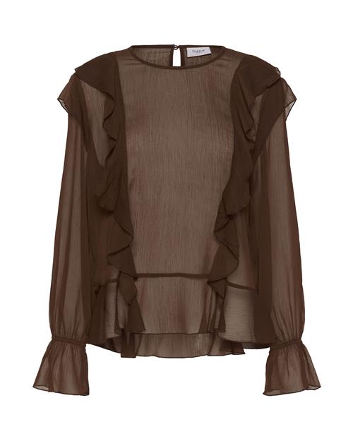 SAINT TROPEZ Bluse 'Labelle'  choko