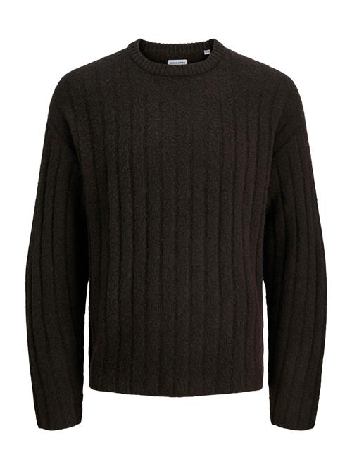 JACK & JONES Pullover 'JJEBRADLEY CARTER'  mørkebrun