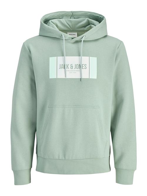 JACK & JONES Sweatshirt 'JJHayato'  mint / pastelgrøn / hvid