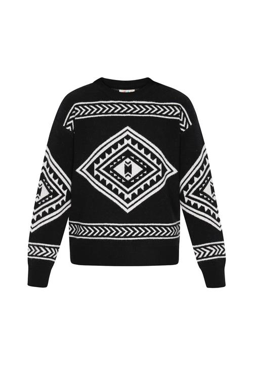 IZIA Pullover  sort / hvid