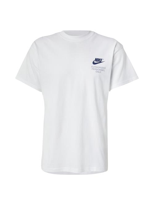 Nike Sportswear Bluser & t-shirts  mørkeblå / grå / hvid