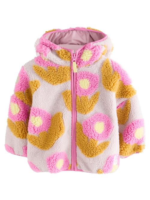 Next Fleecejakke  lysegrøn / lilla / hvid