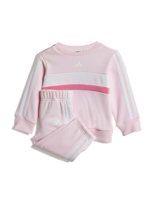 ADIDAS SPORTSWEAR Træningsdragt 'Seasonal Essentials Tiberio'  pink / lyserød / hvid