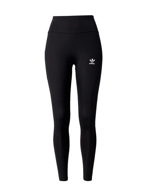 ADIDAS ORIGINALS Leggings 'ESS'  sort / hvid