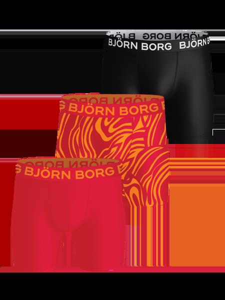 Björn Borg Sports Microfiber Boxers 3-pack Sort, XL