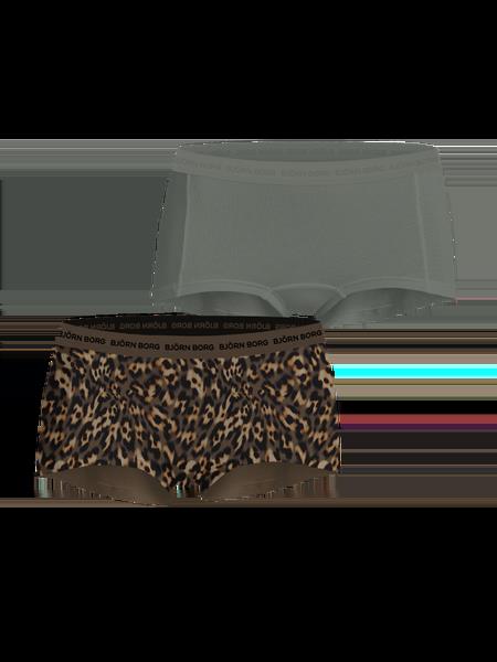 Björn Borg Everyday Cotton Boxer Shorts 2-pack Grøn, XXL