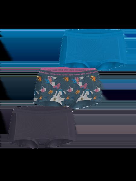 Björn Borg Everyday Cotton Boxer Shorts 3-pack Blå, S