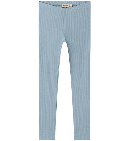 MarMar Leggings - Rib - Bomuld/Modal - Blue Iris