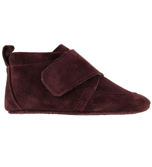 En Fant Hjemmesko - Bordeaux m. Velcro