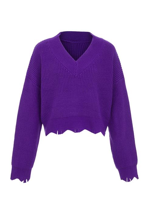 MYMO Pullover  mørkelilla