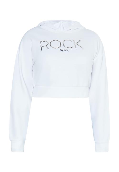 ROCKEASY Sweatshirt  sort / sølv / hvid