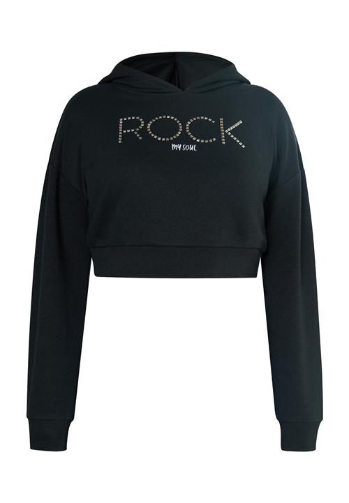 ROCKEASY Sweatshirt  guld / sort / hvid
