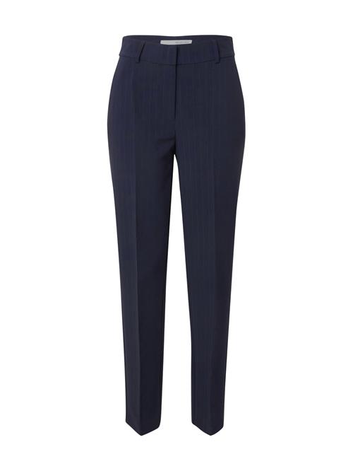 SELECTED Bukser med fals 'LINA'  safir / mørkegrå