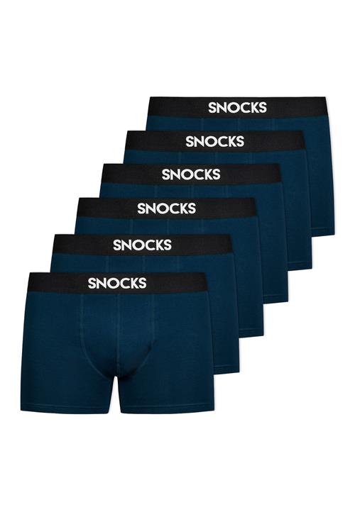 SNOCKS Boksershorts  navy / sort / hvid