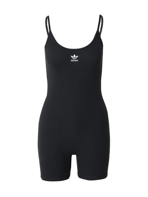 ADIDAS ORIGINALS Jumpsuit 'Essentials'  sort / hvid