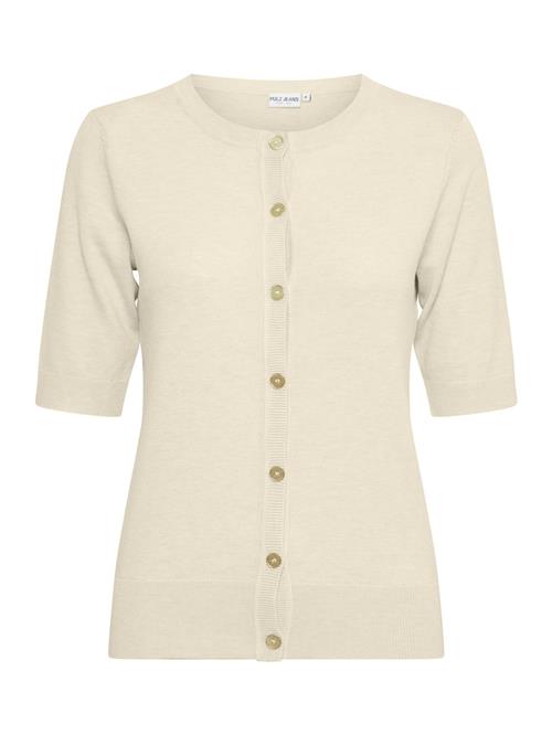 PULZ Jeans Cardigan 'Sara'  ecru / guld