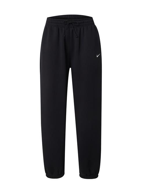 Nike Sportswear Bukser 'Phoenix Fleece'  sort / hvid