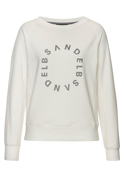 Elbsand Sweatshirt  creme / sølv