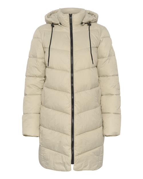 Kaffe Vinterfrakke 'Susanne'  beige / sort