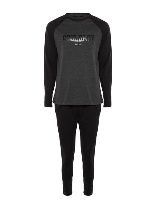 Trendyol Pyjamas lang  antracit / sort