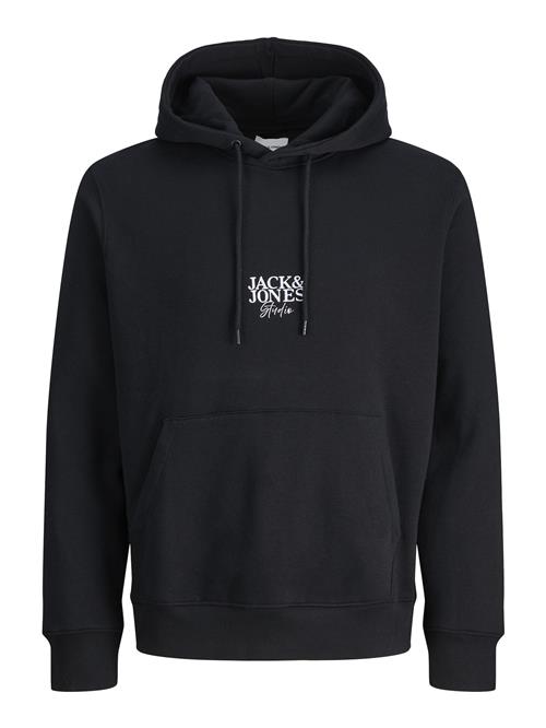 JACK & JONES Sweatshirt  sort / hvid
