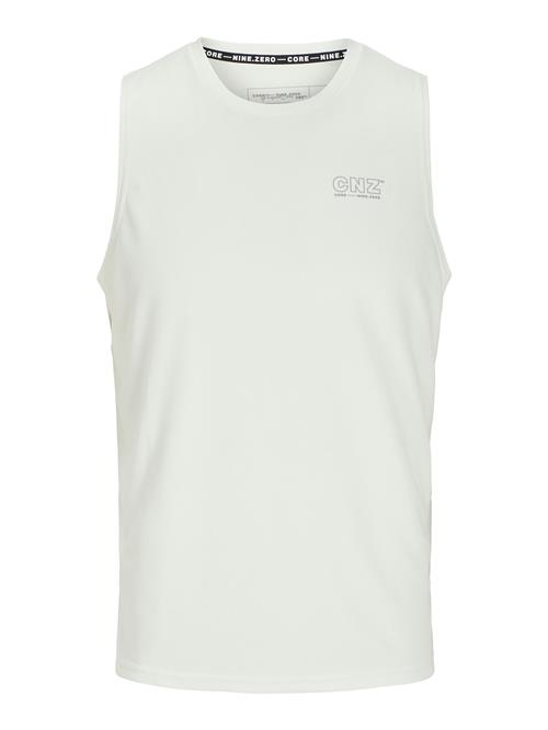 JACK & JONES Bluser & t-shirts 'JCOCnz'  grå / hvid