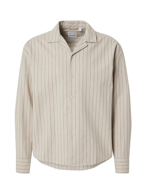 Only & Sons Skjorte 'Semilo'  lysegrå / sort