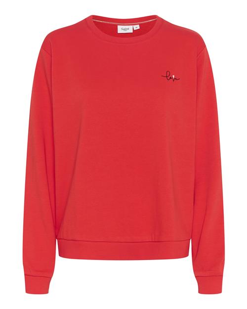 SAINT TROPEZ Sweatshirt 'JettiSZ'  rød