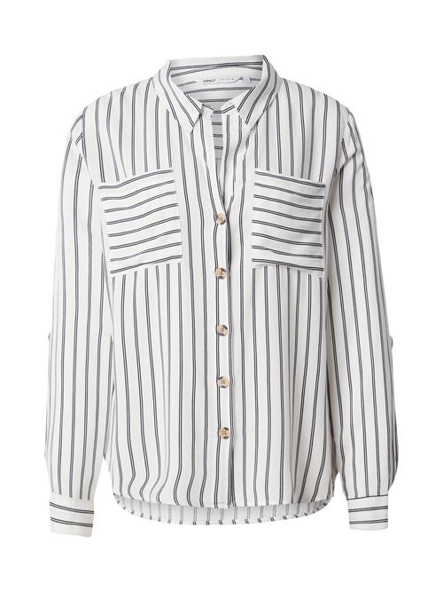 ONLY Bluse 'ONLYasmin'  sort / hvid