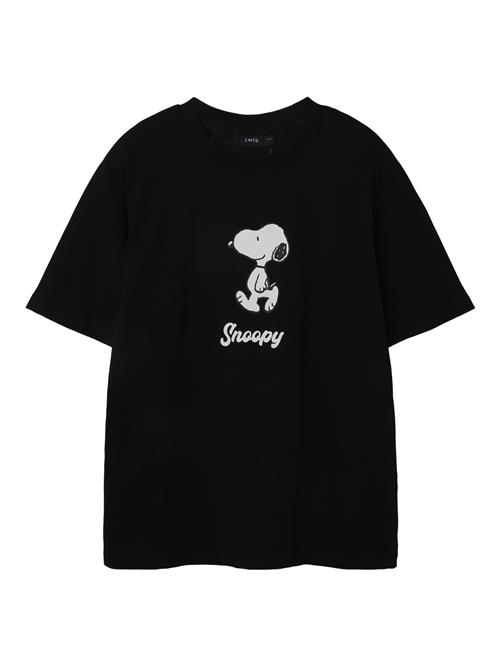 LMTD Shirts 'Snoopy'  sort / hvid