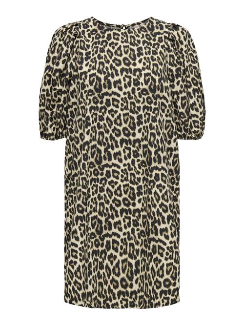 ONLY Kjole 'CLARA'  beige / sort