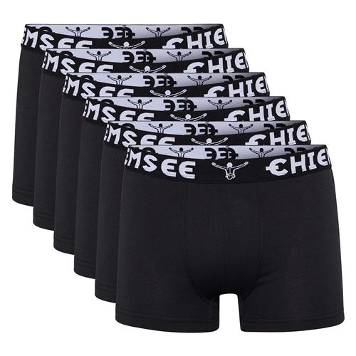 CHIEMSEE Boksershorts  sort / hvid