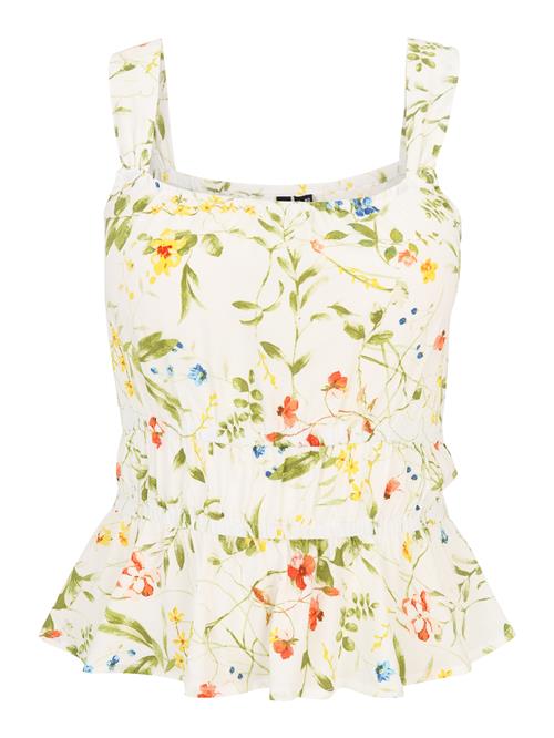 Vero Moda Tall Overdel 'VMEASY JOY'  blå / gul / oliven / hvid