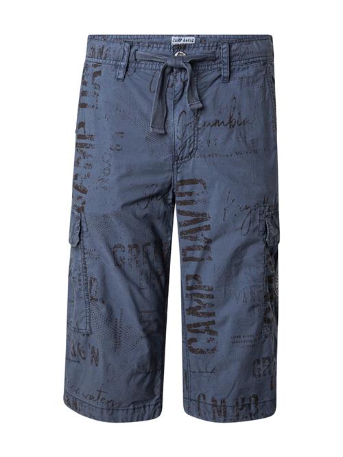 CAMP DAVID Cargobukser  dueblå / sort