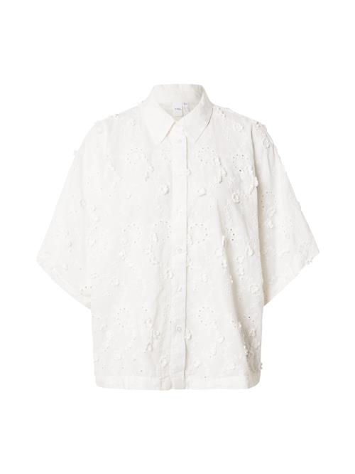 YAS Bluse 'YASMenusa'  hvid