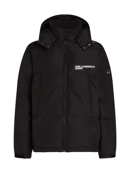 KARL LAGERFELD JEANS Vinterjakke  sort