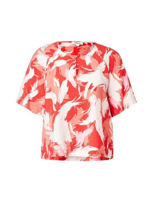 s.Oliver Bluse  pink / rød / hvid
