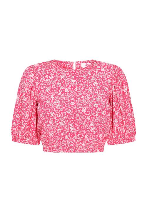 MYMO Bluse  pink / hvid